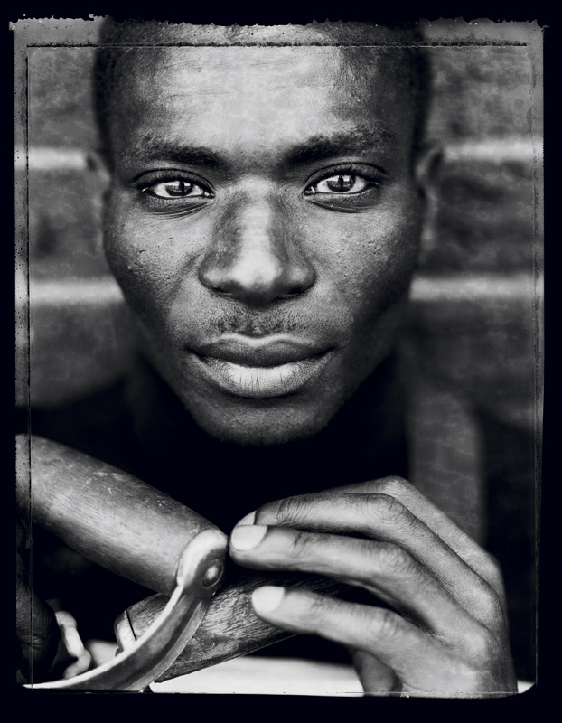 Cheminot - Railroad man . South Africa . 1998 - Denis Felix Photograph