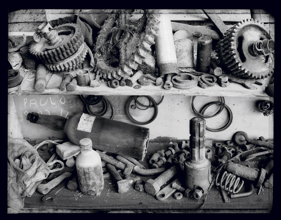 Etabli de Paul - Paul’s workbench . France - Denis Felix Photograph